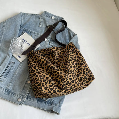 Leopard Adjustable Strap Tote Bag - Premium Tote Bag from Trendsi - Just $36.99! Shop now at Handbags Specialist Headquarter