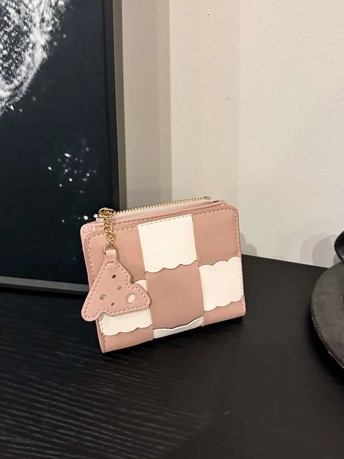 PU Leather Color Block Wallet - Premium Wallet from Trendsi - Just $27.99! Shop now at Handbags Specialist Headquarter