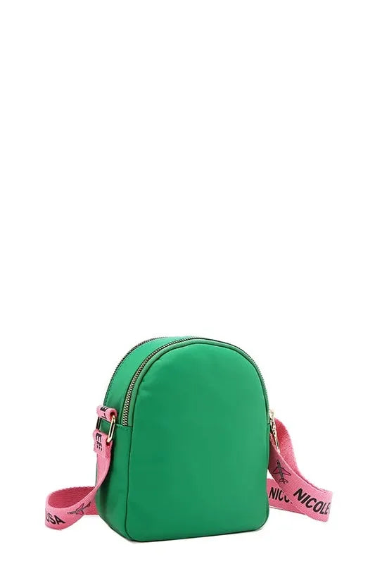 Nicole Lee USA Color Patch Crossbody Bag - Premium Crossbody Bag from Trendsi - Just $62.99! Shop now at Handbags Specialist Headquarter