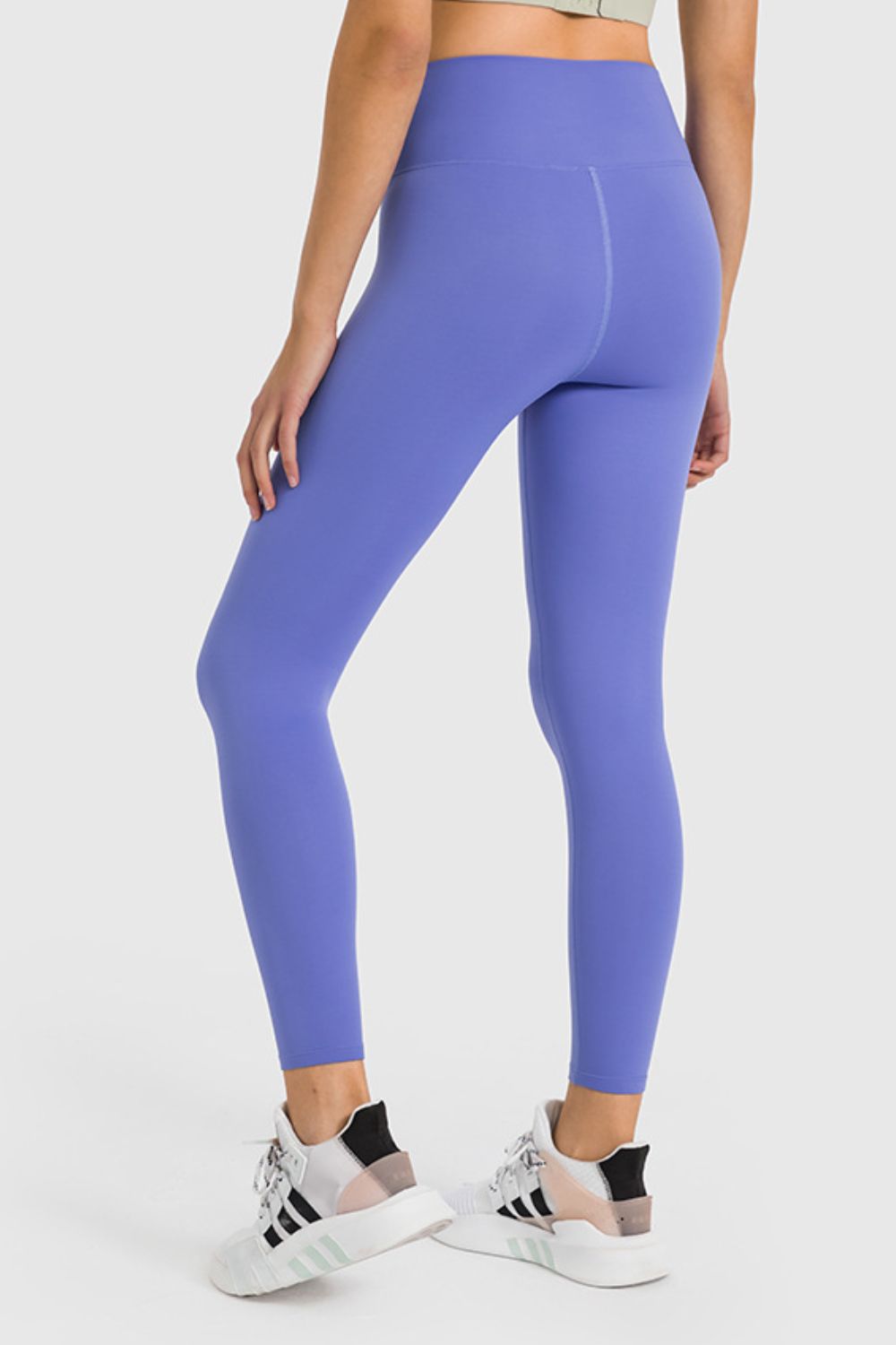 Millennia High Waist Ankle-Length Yoga Leggings - Premium Leggings from Trendsi - Just $62.76! Shop now at Handbags Specialist Headquarter