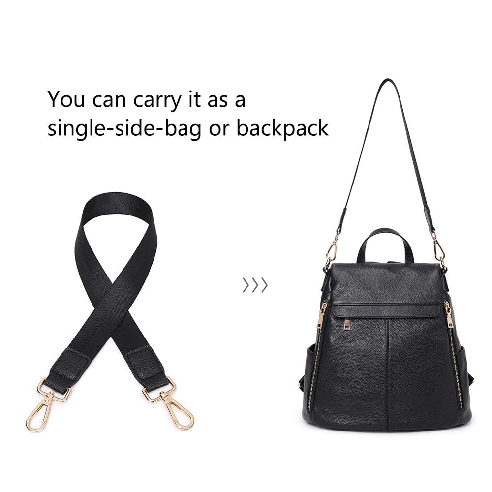 Kattee Women's Luxe Anti-Theft Leather Backpack Bag