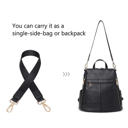 Kattee Women's Luxe Anti-Theft Leather Backpack Bag
