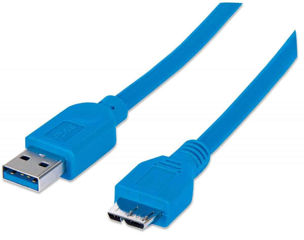 MANHATTAN 1m A-Male to Micro B-Male SuperSpeed USB Device (325417) - Premium Computers and accessories from Visit the MANHATTAN Store - Just $9.99! Shop now at Handbags Specialist Headquarter
