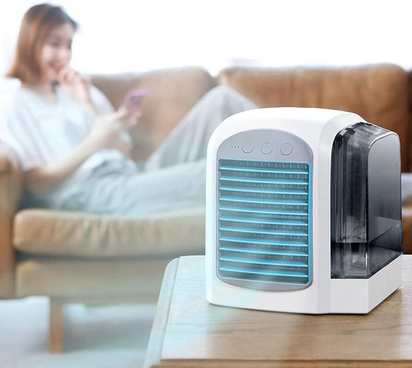 Breezy Comforts AC, Frost Blast Pro Portable Air Chiller, Breezy Comfort Portable AC, Portable Air Conditioners Rechargeable, Evaporative Air Cooler with 3 Speed for Bedroom Home Office - Premium Health from Brand: Generic - Just $64.99! Shop now at Handbags Specialist Headquarter