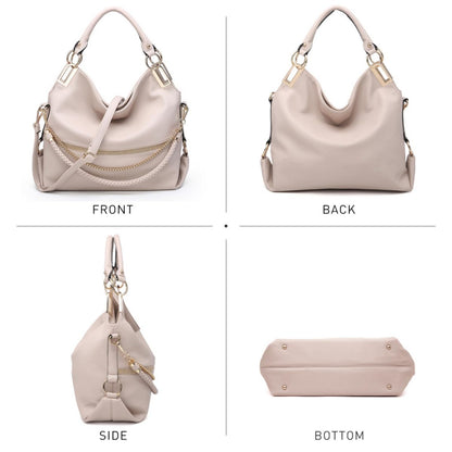 Dasein Luxe Vegan Hobo Bag with Rhinestones