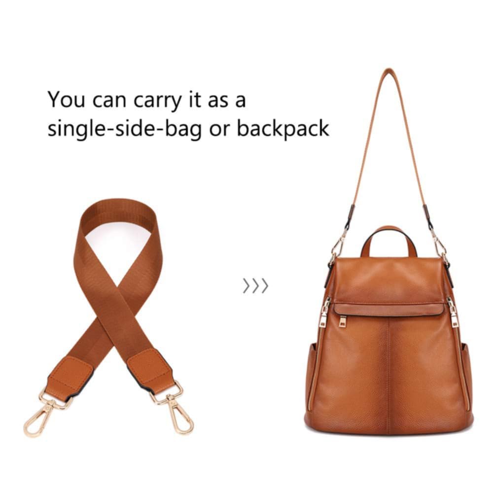 Kattee Women's Luxe Anti-Theft Leather Backpack Bag