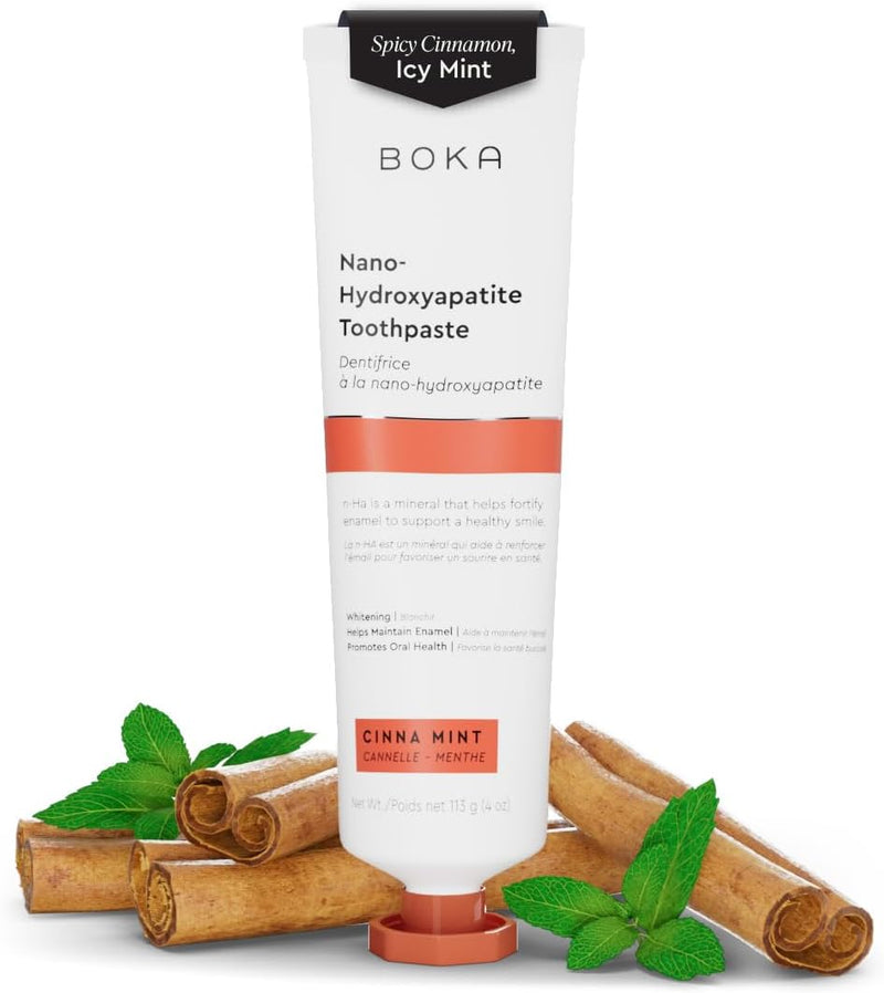 Boka Fluoride Free Toothpaste - Nano Hydroxyapatite, Remineralizing, Sensitive Teeth, Whitening - Dentist Recommended for Adult & Kids Oral Care - Ela Mint Flavor, 4 Fl Oz 1 Pk - US Manufactured - Premium Health Care from Visit the Boka Store - Just $14.99! Shop now at Handbags Specialist Headquarter
