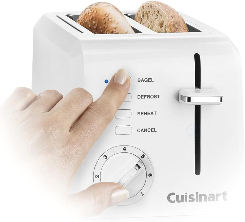 Cuisinart 2-Slice Toaster Oven, Compact, White, CPT-122 - Premium Appliances from Visit the Cuisinart Store - Just $39.99! Shop now at Handbags Specialist Headquarter