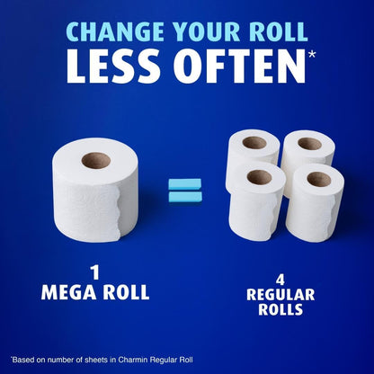 Charmin Cloud Soft: 6 Mega = 24 Regular Rolls