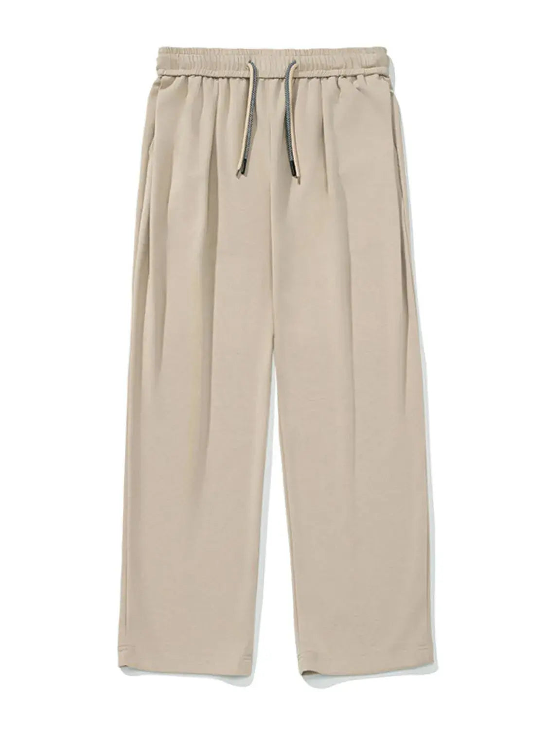 Men's Plus Size Drawstring Wide Leg Pants.