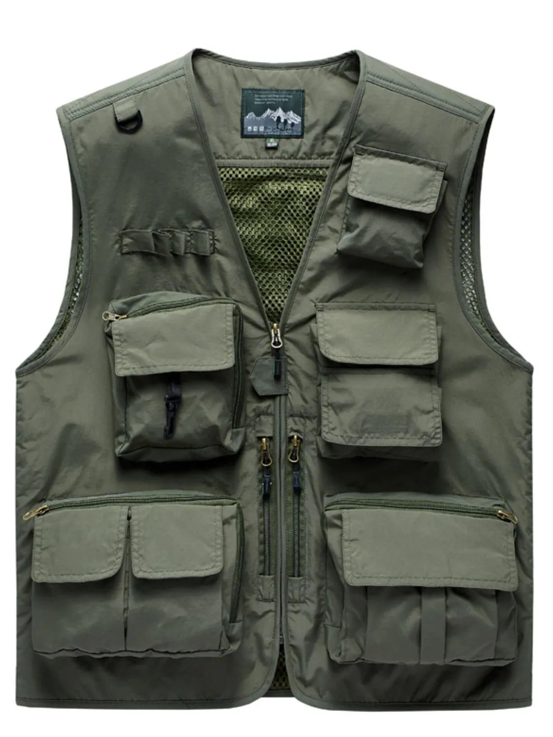 Men's Full Size Mesh Zip Up Vest Plus Size - Premium  from Trendsi - Just $44.12! Shop now at Handbags Specialist Headquarter