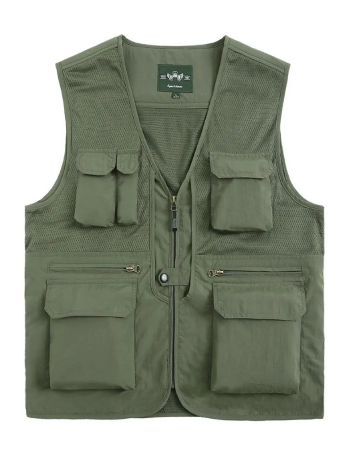 Men's Plus Size Zip Up Vest - Premium  from Trendsi - Just $49.92! Shop now at Handbags Specialist Headquarter