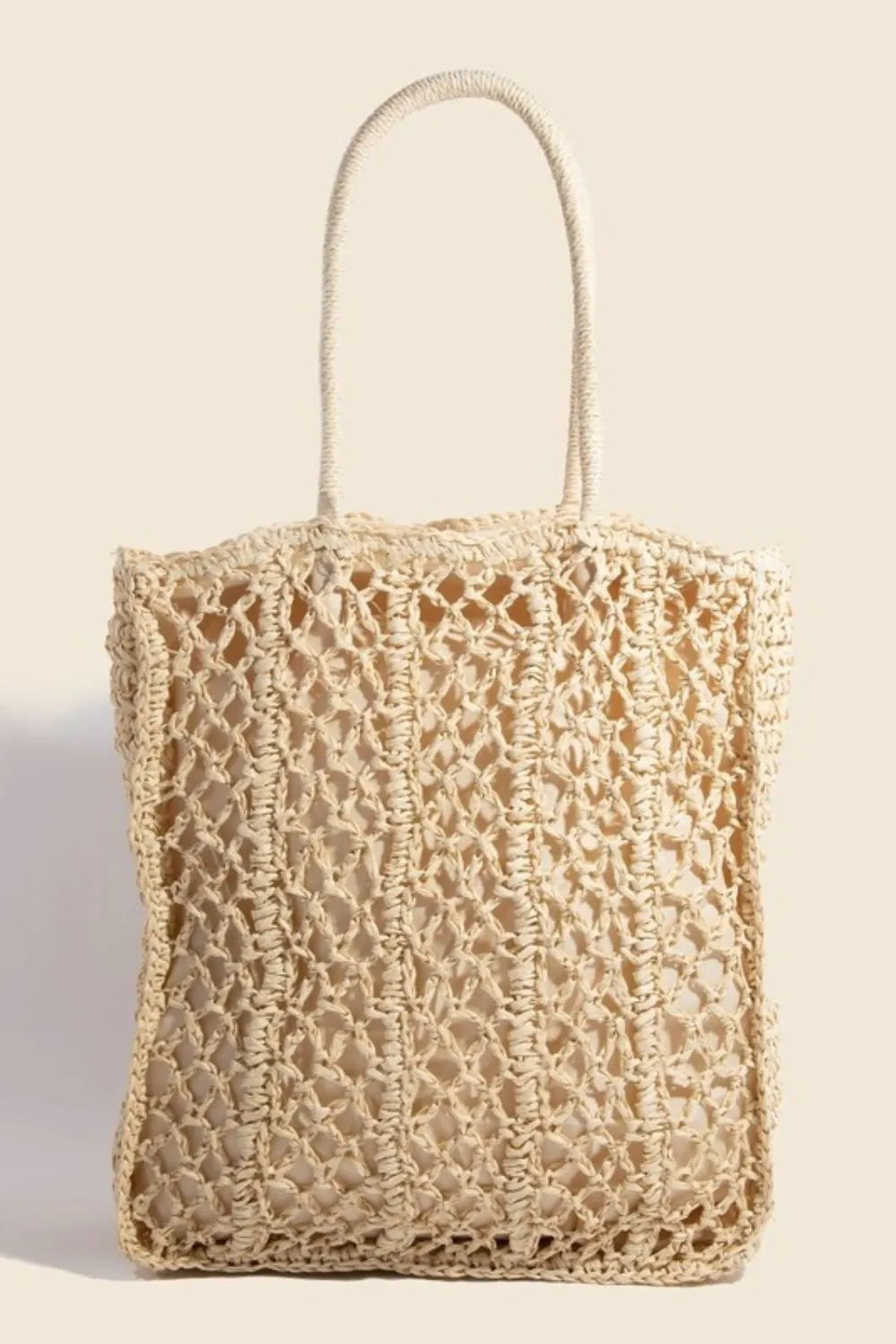 Fame Intricate Braided Tote Bag.