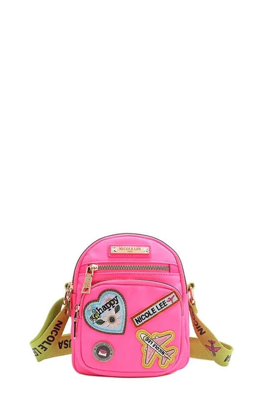 Nicole Lee USA Color Patch Crossbody Bag - Premium Crossbody Bag from Trendsi - Just $62.99! Shop now at Handbags Specialist Headquarter