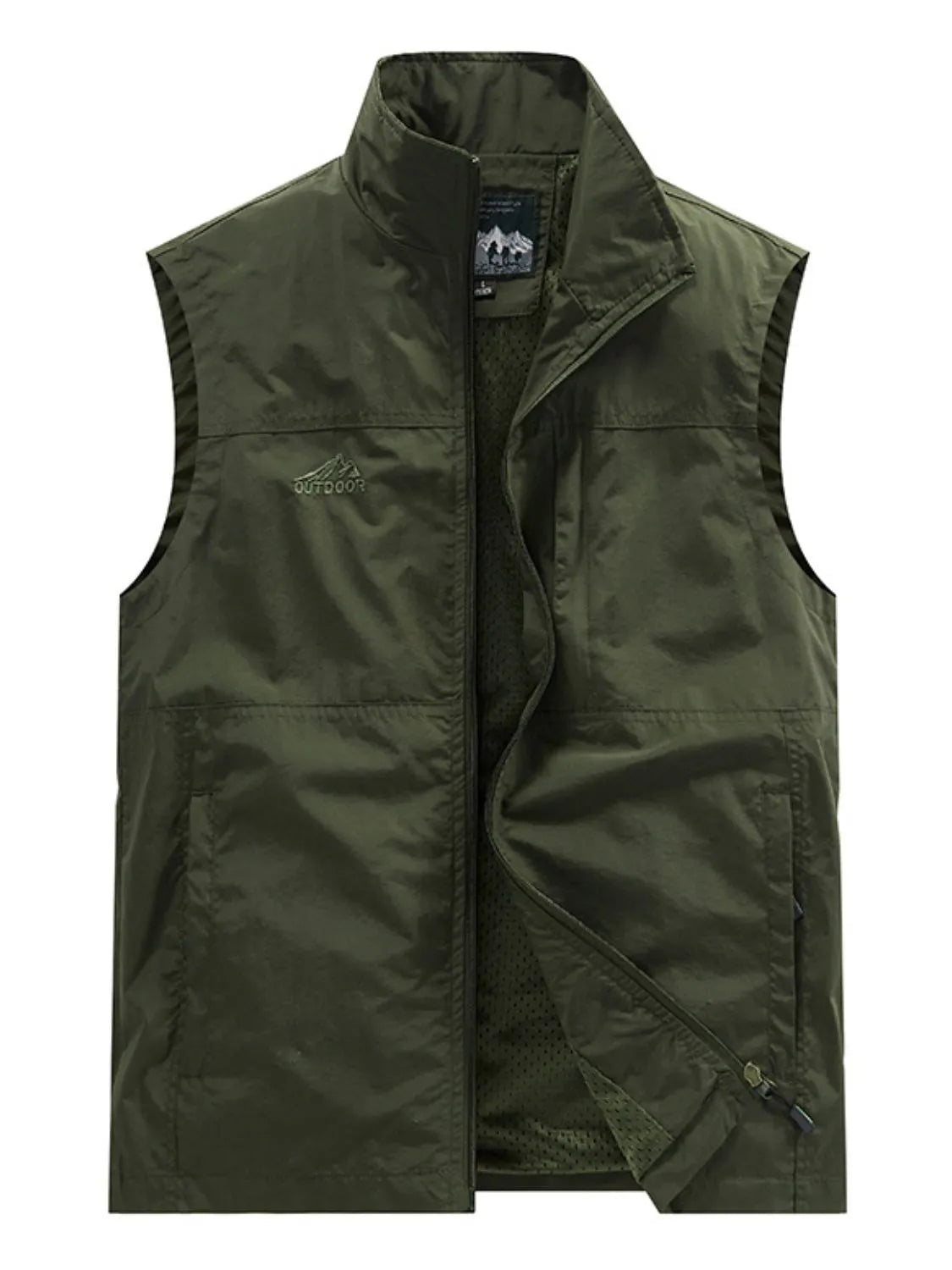 Men's Plus Size Zip Up Vest - Premium  from Trendsi - Just $41.96! Shop now at Handbags Specialist Headquarter