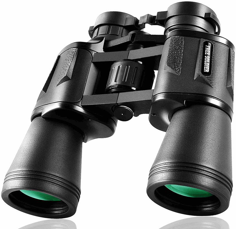 20X50 Hunting Binoculars for Adults with Low Light Night Vision - 28Mm Large Eyepiece Professional Waterproof Binoculars for Bird Watching Hiking Concert Travel with BAK4 Prism FMC Lens, Green - Premium  from FREE SOLDIER OPTICS - Just $77.89! Shop now at Handbags Specialist Headquarter