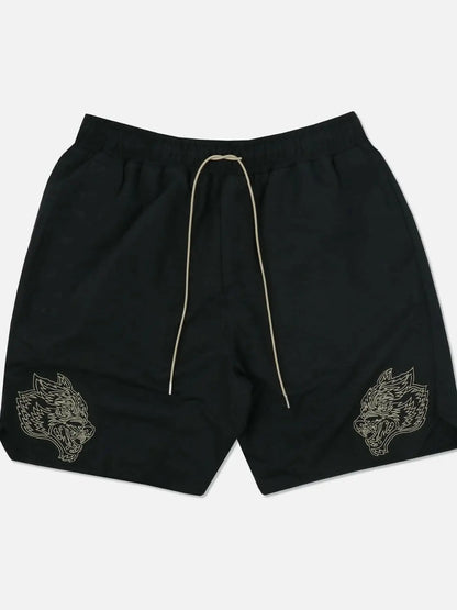 Men's Plus Size Drawstring Waist Shorts.