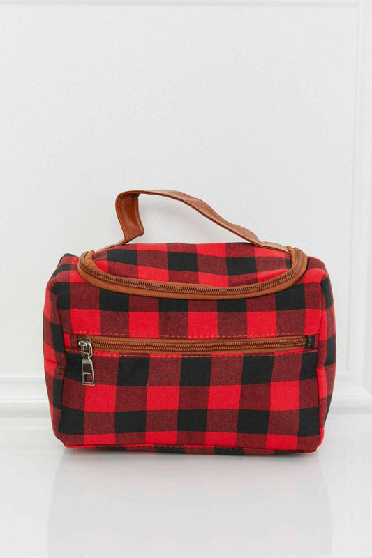 Printed Makeup Bag with Strap.