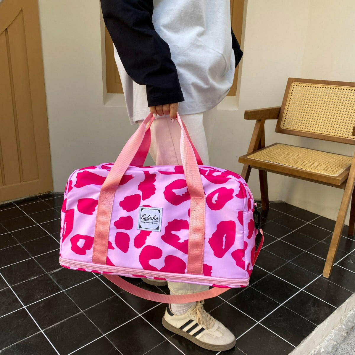 Oxford Cloth Printed Travel Bag - Premium Luggage Travel Bags from Trendsi - Just $32.99! Shop now at Handbags Specialist Headquarter