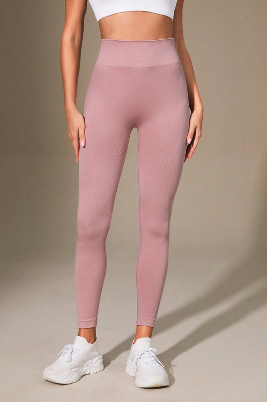 Wide Waistband Sports Leggings - Premium Leggings from Trendsi - Just $23.43! Shop now at Handbags Specialist Headquarter