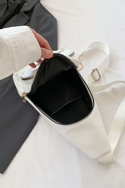 PU Leather Sling Bag - Premium Crossbody Bag from Trendsi - Just $25.99! Shop now at Handbags Specialist Headquarter