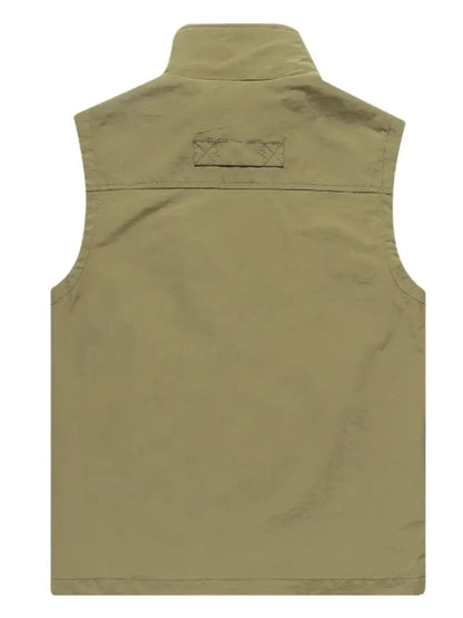 Men's Plus Size Zip Up Vest - Premium  from Trendsi - Just $44.40! Shop now at Handbags Specialist Headquarter