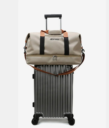Oxford Cloth Oversize Travel Bag - Premium travel-bag from Trendsi - Just $39.99! Shop now at Handbags Specialist Headquarter