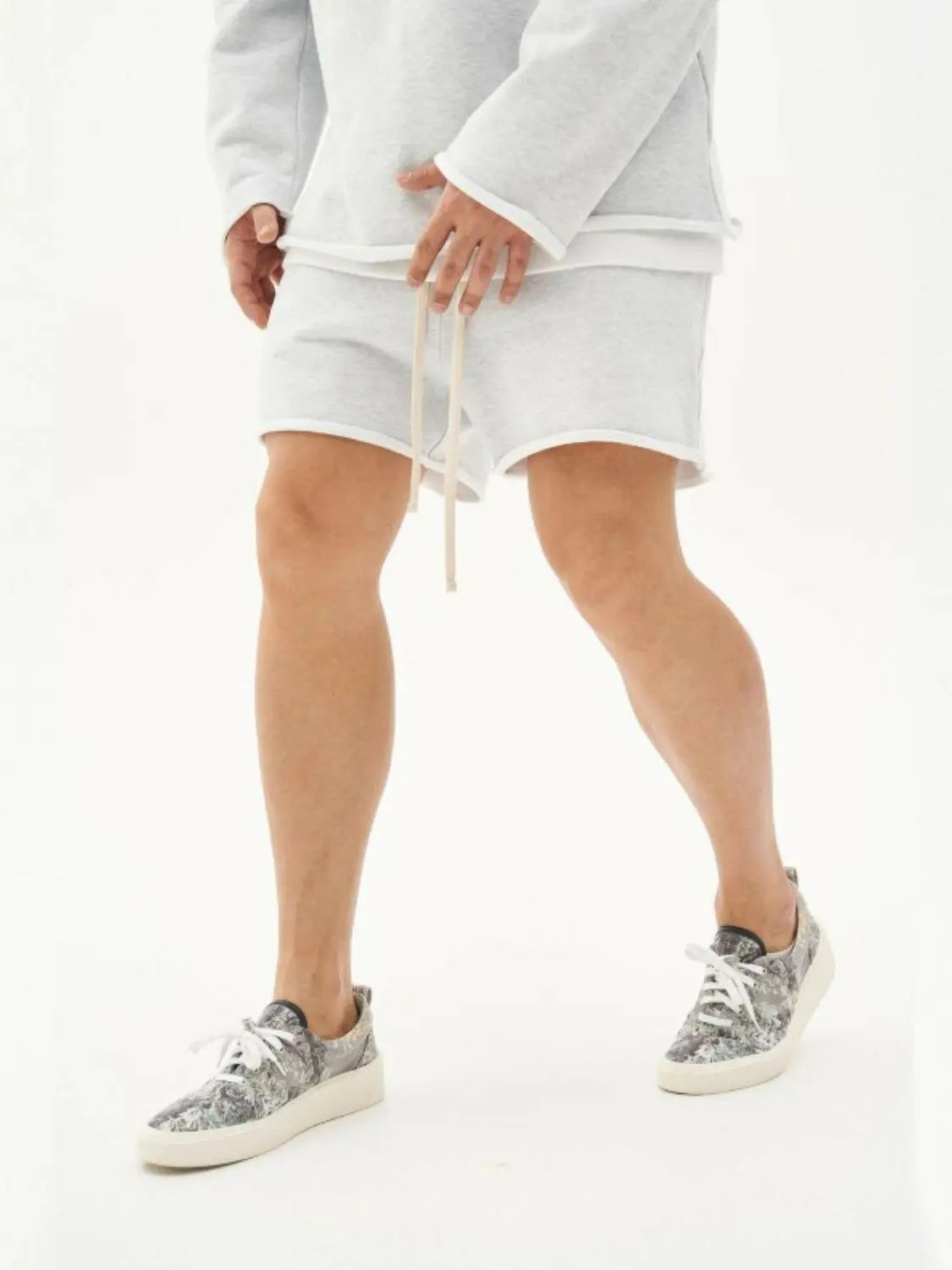 Men's Plus Size Drawstring Shorts.