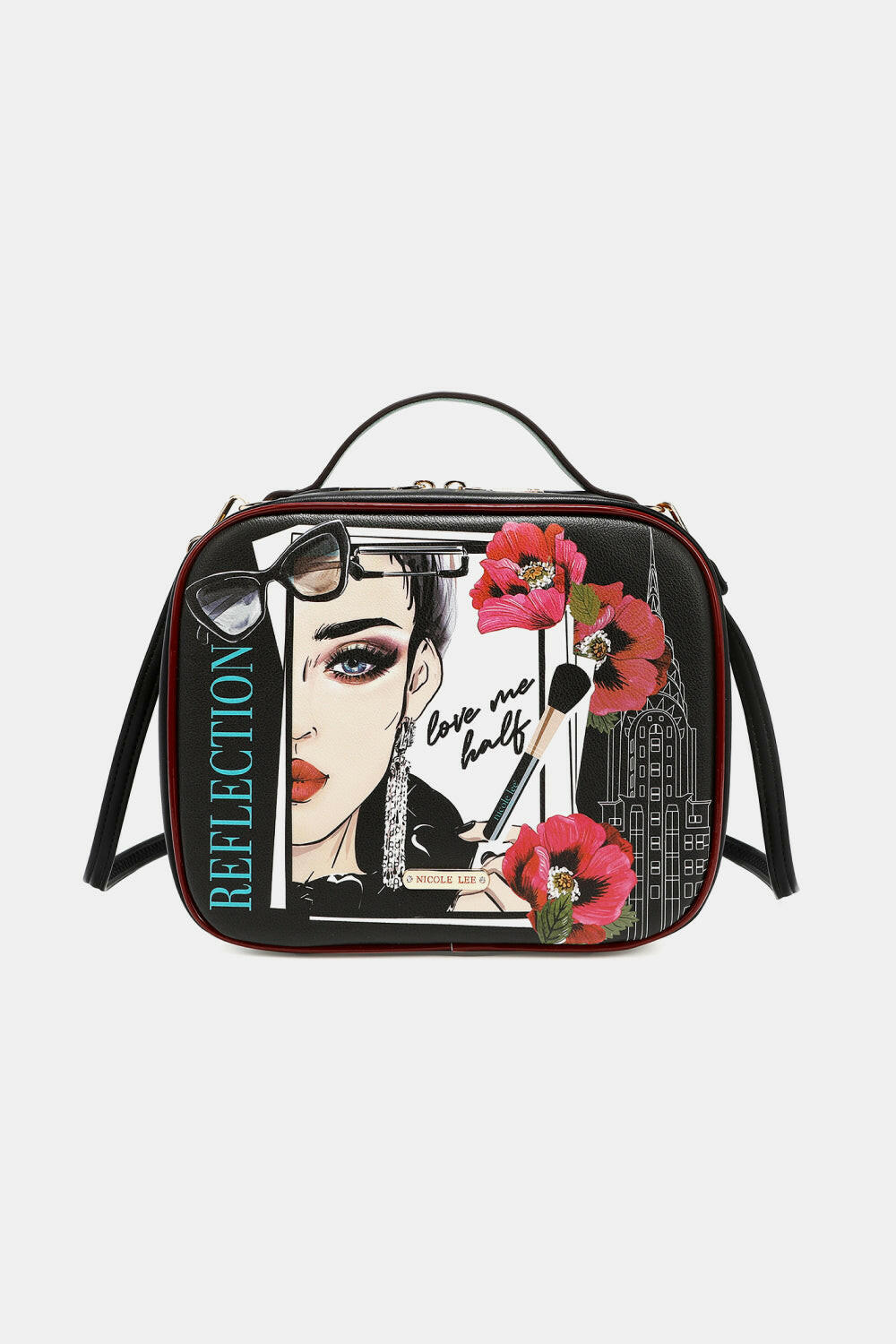 Nicole Lee USA Printed Handbag with Three Pouches - Premium Handbags from Trendsi - Just $39! Shop now at Handbags Specialist Headquarter