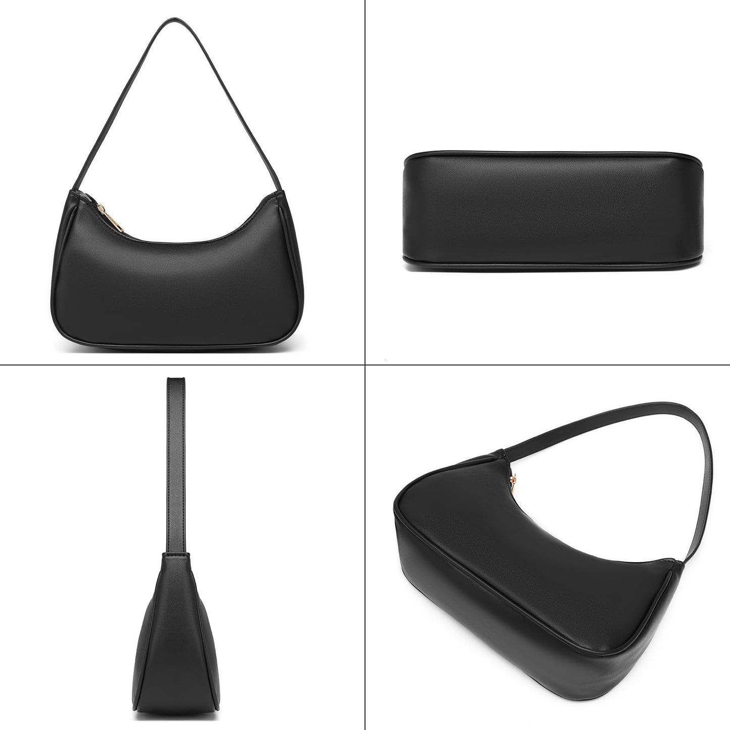 Afashor Retro Vegan Leather Sling Tote Bag