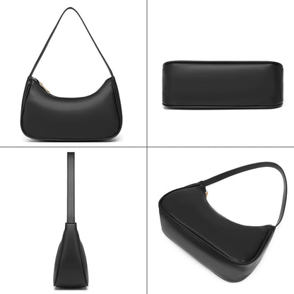 Afashor Retro Vegan Leather Sling Tote Bag