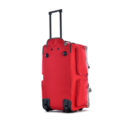 Olympia 22 Max Wheeled Duffel: 8-Pocket Water-Resist