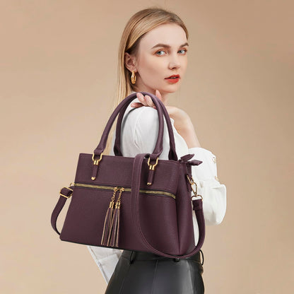 Luxe Leather Satchel & Crossbody Bags