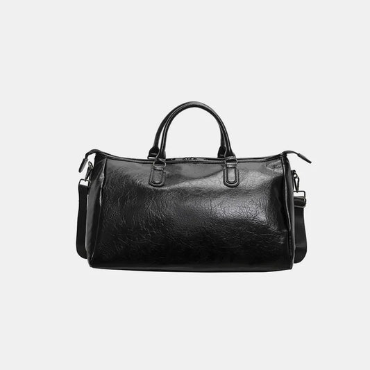 PU Leather Oversize Travel Bag - Premium travel-bag from Trendsi - Just $50.99! Shop now at Handbags Specialist Headquarter