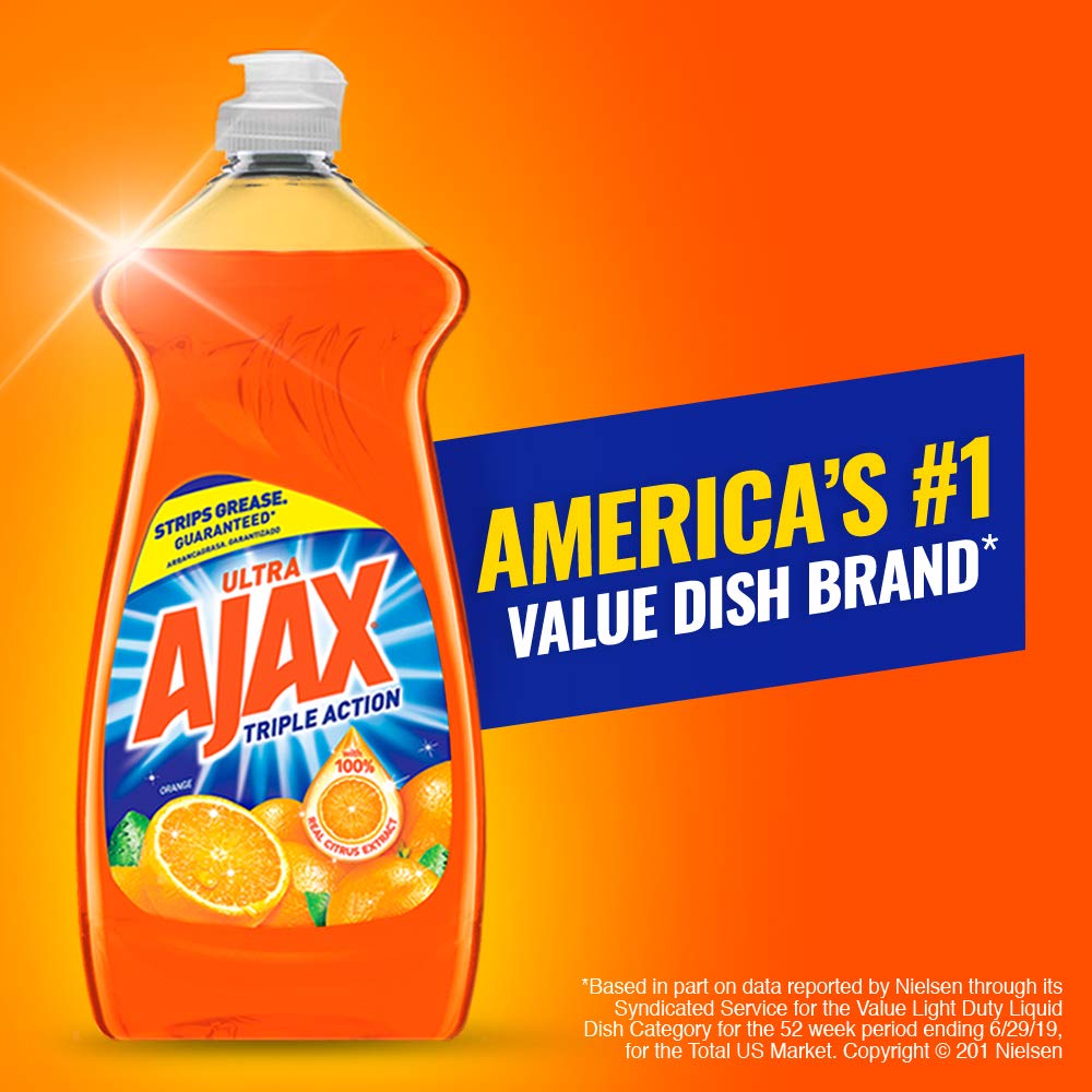 Ajax Triple Orange Dish Soap - 90 fl oz