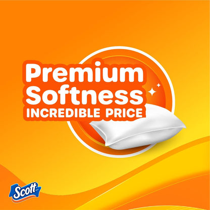 Scott Comfort+ 12 Double Rolls, 231 Sheets, Septic-Safe