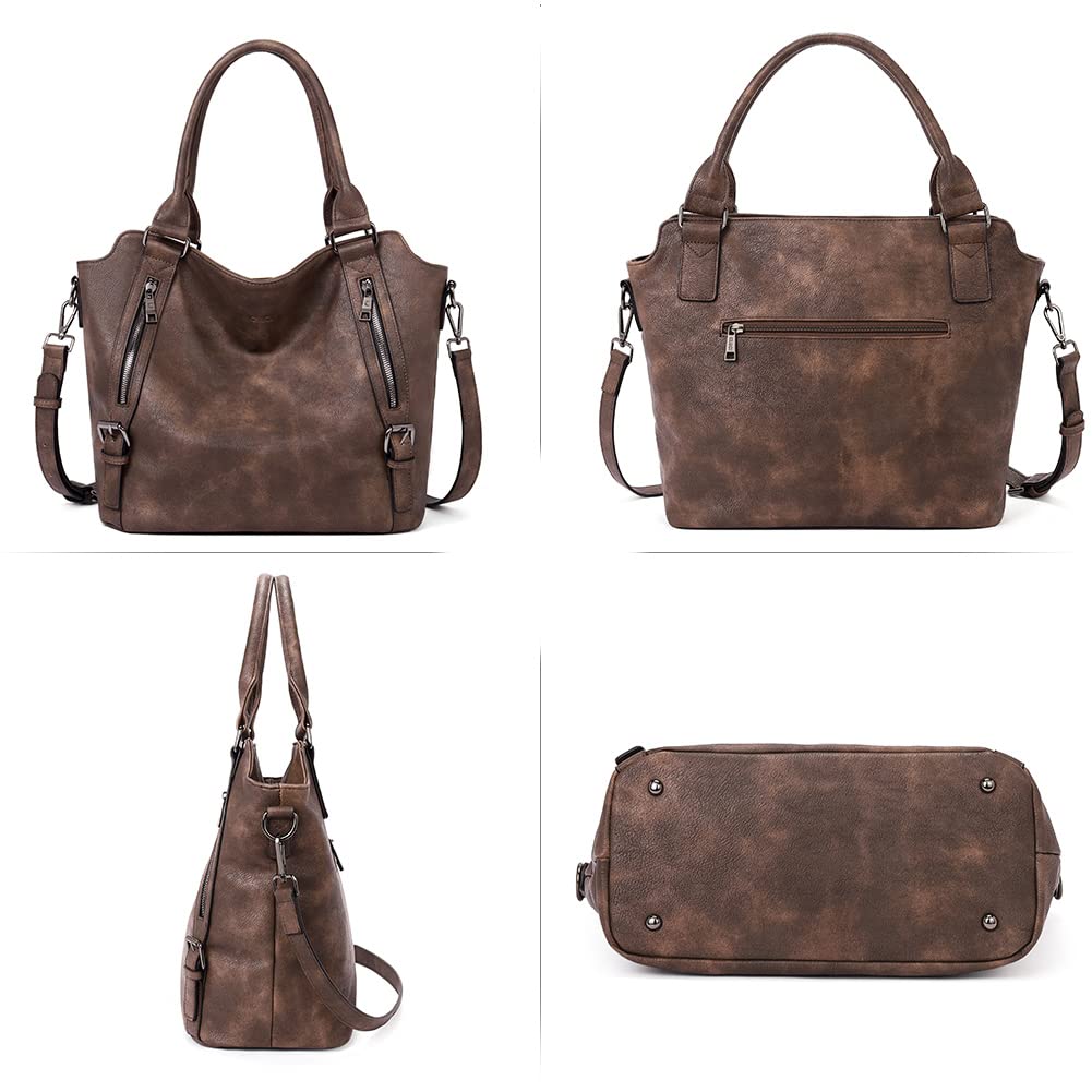CLUCI Eco Luxe Vegan Leather Tote Bag