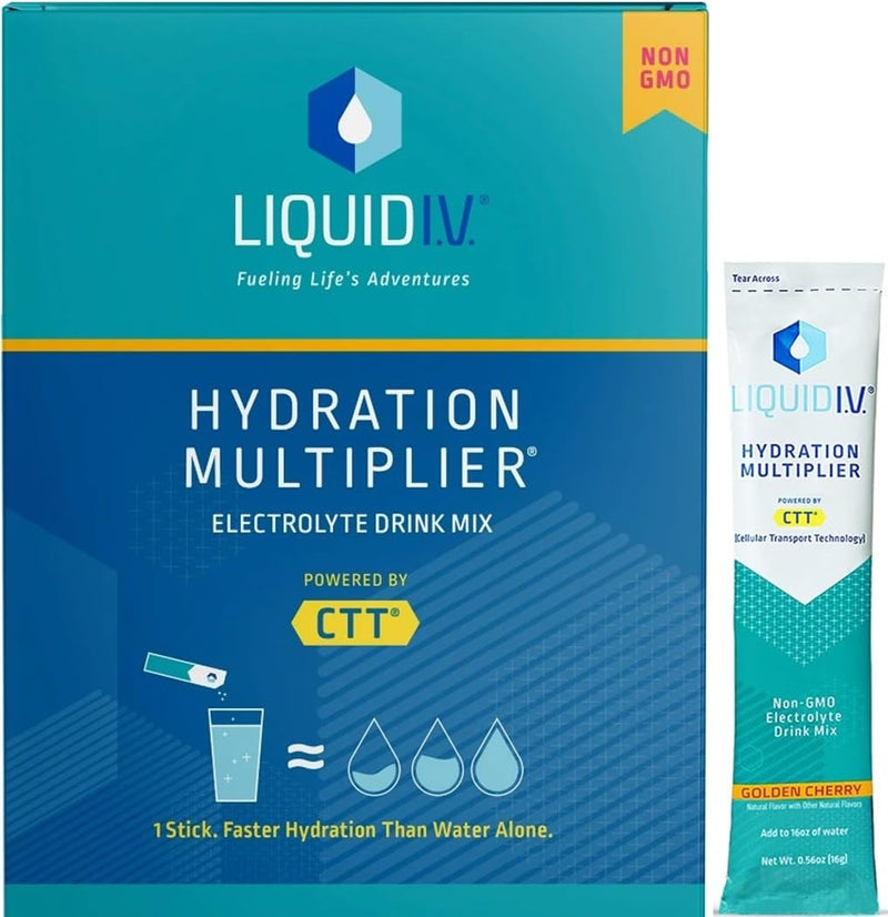 Liquid I.V. Hydration Multiplier - Lemon Lime - Hydration Powder Packets | Electrolyte Powder Drink Mix | Easy Open Single-Serving Sticks | Non-GMO | 1 Pack (16 Servings) - Premium Health Care from Visit the Liquid I.V. Store - Just $8.99! Shop now at Handbags Specialist Headquarter