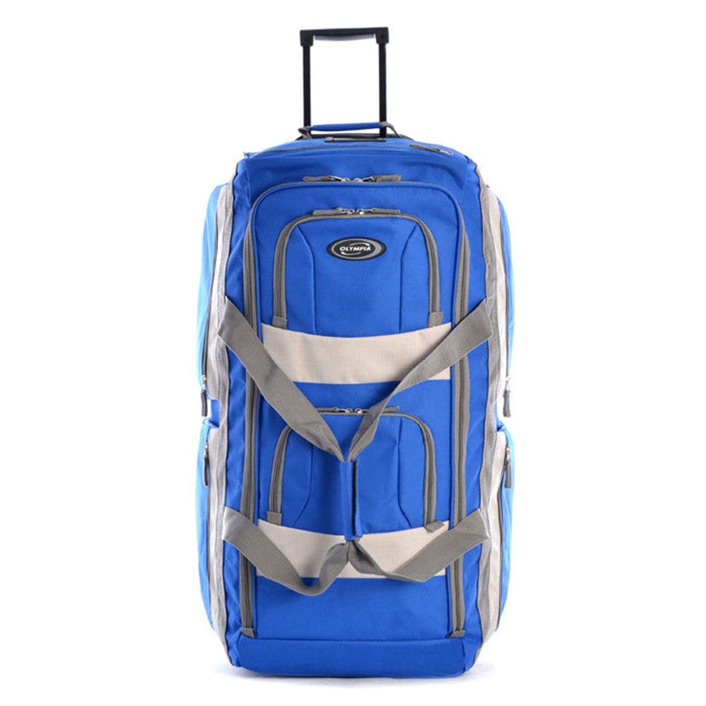 Olympia 22 Max Wheeled Duffel: 8-Pocket Water-Resist