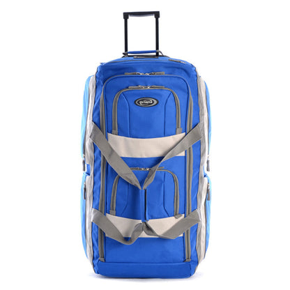 Olympia 22 Max Wheeled Duffel: 8-Pocket Water-Resist