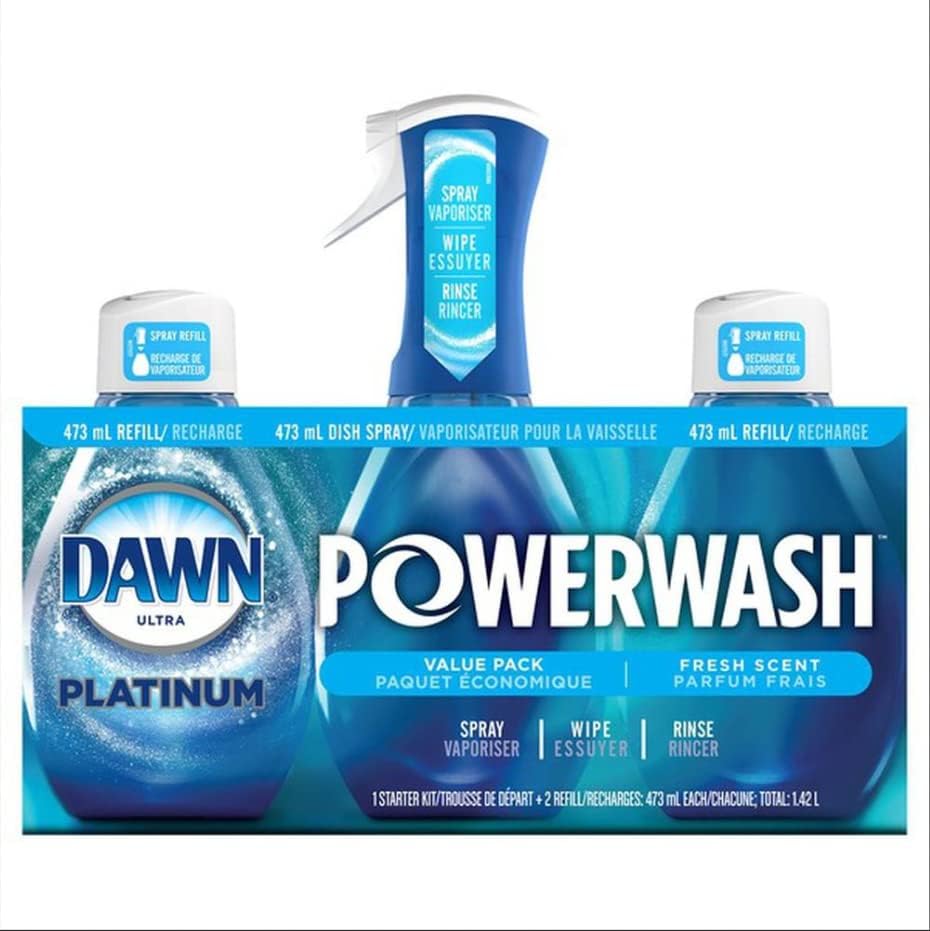 Dawn Powerwash Fresh: 1 Spray + 3 Refill Bundle