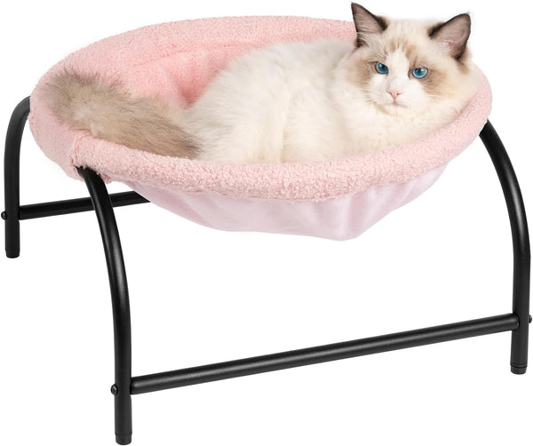 Cat Bed Dog/Pet Hammock Bed Free-Standing Cat Sleeping Cat Supplies Pet Supplies Whole Wash Stable & Breathable Easy Assembly Indoors Outdoors, 16.9 in x 16.9 in x 9.5 in - Premium cats supplies from Visit the JUNSPOW Store - Just $19.99! Shop now at Handbags Specialist Headquarter