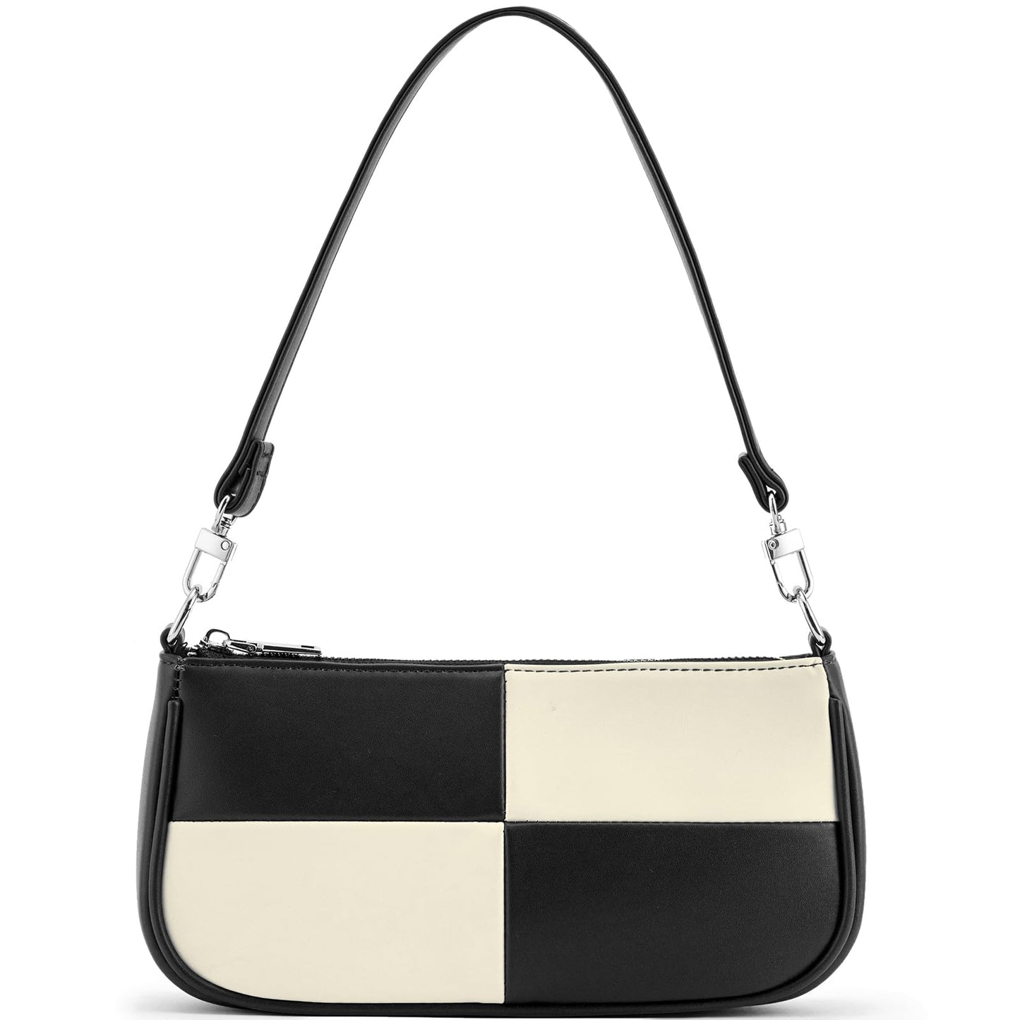 Retro Vegan Leather Shoulder Bag