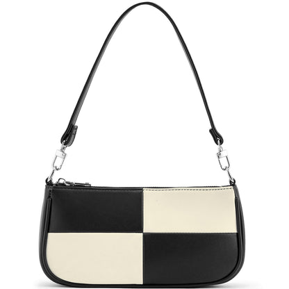 Retro Vegan Leather Shoulder Bag