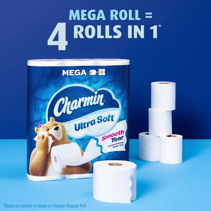 Charmin Cloud Soft: 6 Mega = 24 Regular Rolls