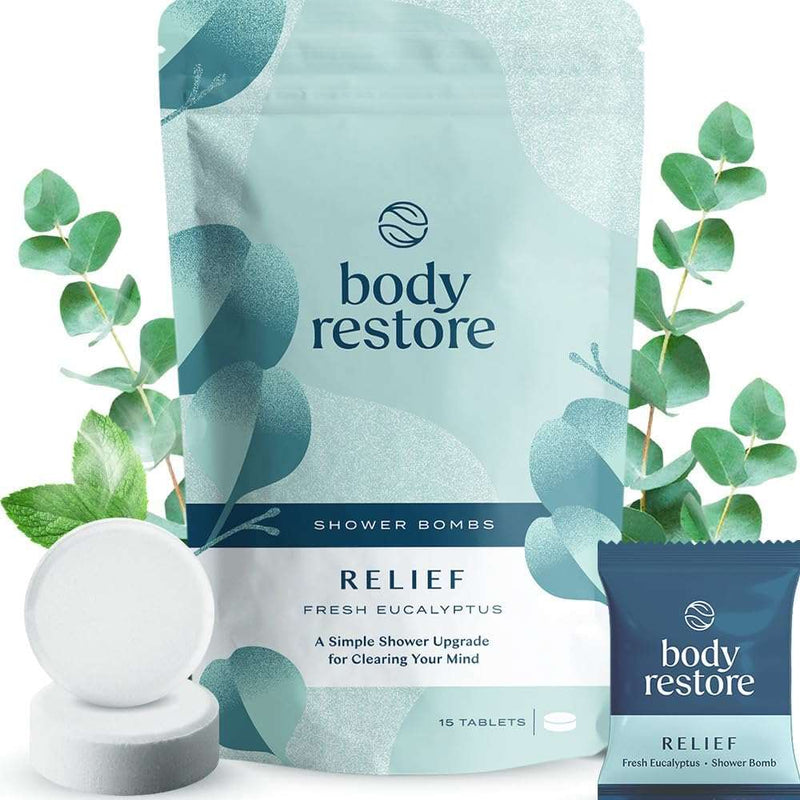 BodyRestore Shower Steamers Aromatherapy 15 Pack - Christmas Gifts Stocking Stuffers, Relaxation Birthday Gifts for Women and Men, Stress Relief and Luxury Self Care, Eucalyptus Shower Bath Bombs - Premium SOAP from Visit the Body Restore Store - Just $23.99! Shop now at Handbags Specialist Headquarter