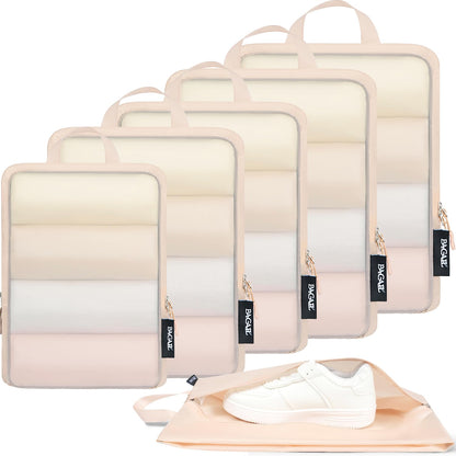 BAGAIL Travel Compression Cubes Set for Packing Ease
