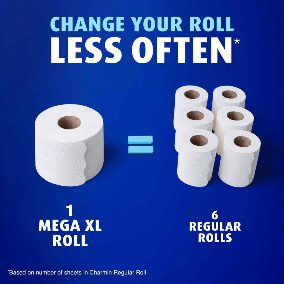 Charmin Cloud Soft: 6 Mega = 24 Regular Rolls
