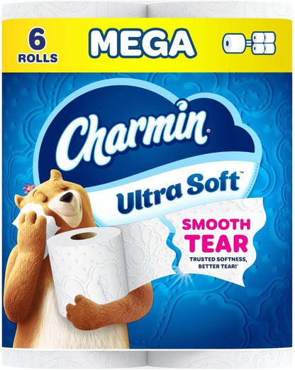 Charmin Cloud Soft: 6 Mega = 24 Regular Rolls