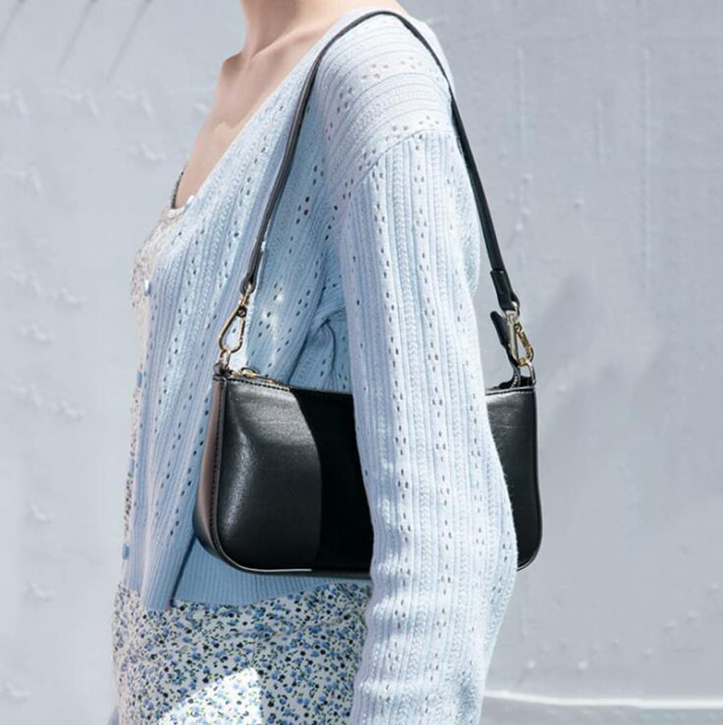 Retro Vegan Leather Shoulder Bag